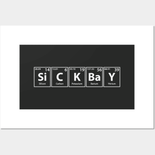 Sickbay (Si-C-K-Ba-Y) Periodic Elements Spelling Posters and Art